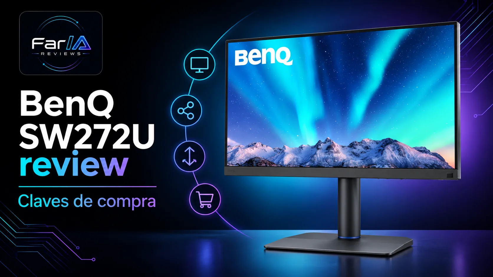 BenQ SW272U review: precio y análisis del monitor para fotografía: infografía Image 2.0 con especificaciones y claves de compra