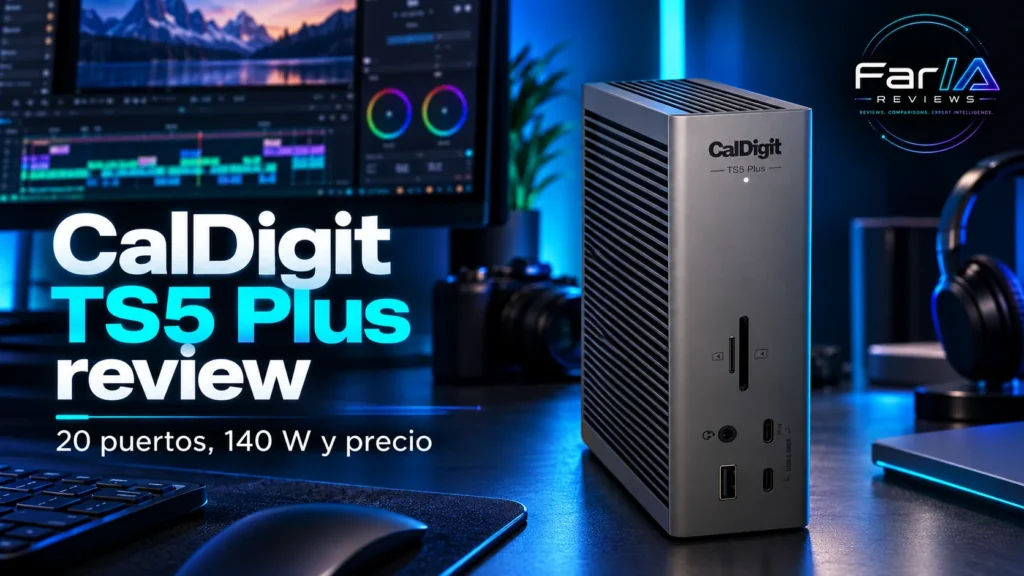 CalDigit TS5 Plus review: 20 puertos, precio y dónde comprar