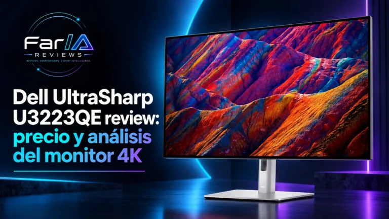 Dell UltraSharp U3223QE review: precio y análisis del monitor 4K USB-C