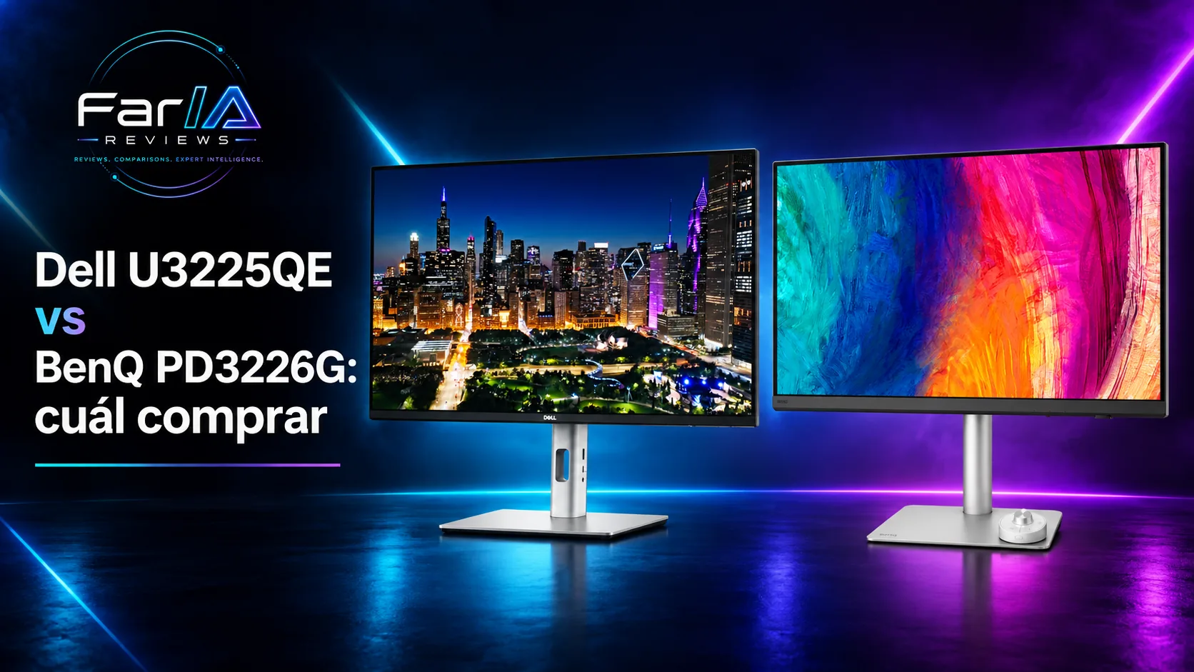 Dell U3225QE vs BenQ PD3226G: precio y cuál comprar Dell U3225QE vs BenQ PD3226G: precio y cuál comprar