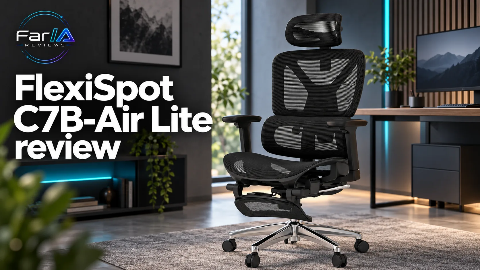 FlexiSpot C7B-Air Lite review: precio, malla y reposapiés