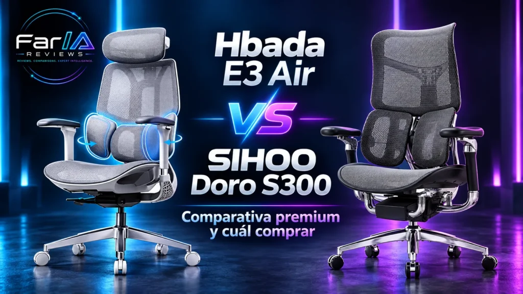 Hbada E3 Air vs SIHOO S300: comparativa premium y cuál comprar
