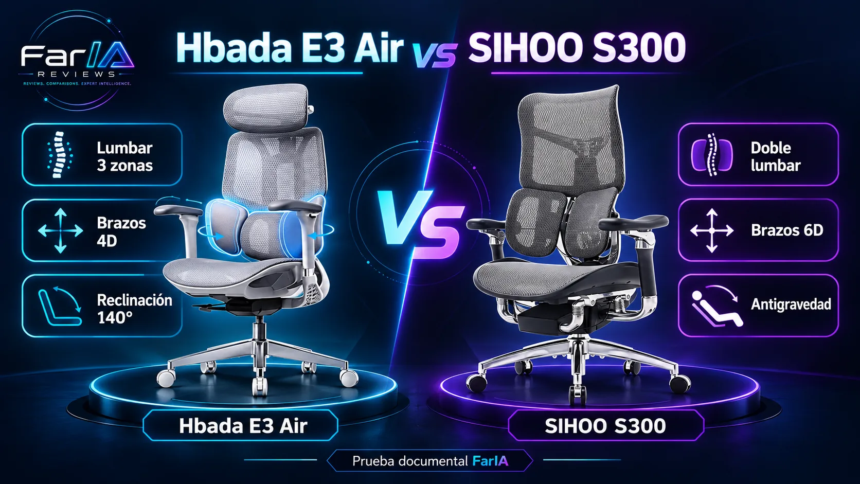 Hbada E3 Air vs SIHOO S300: comparativa premium y cuál comprar: infografía Image 2.0 con especificaciones y claves de compra