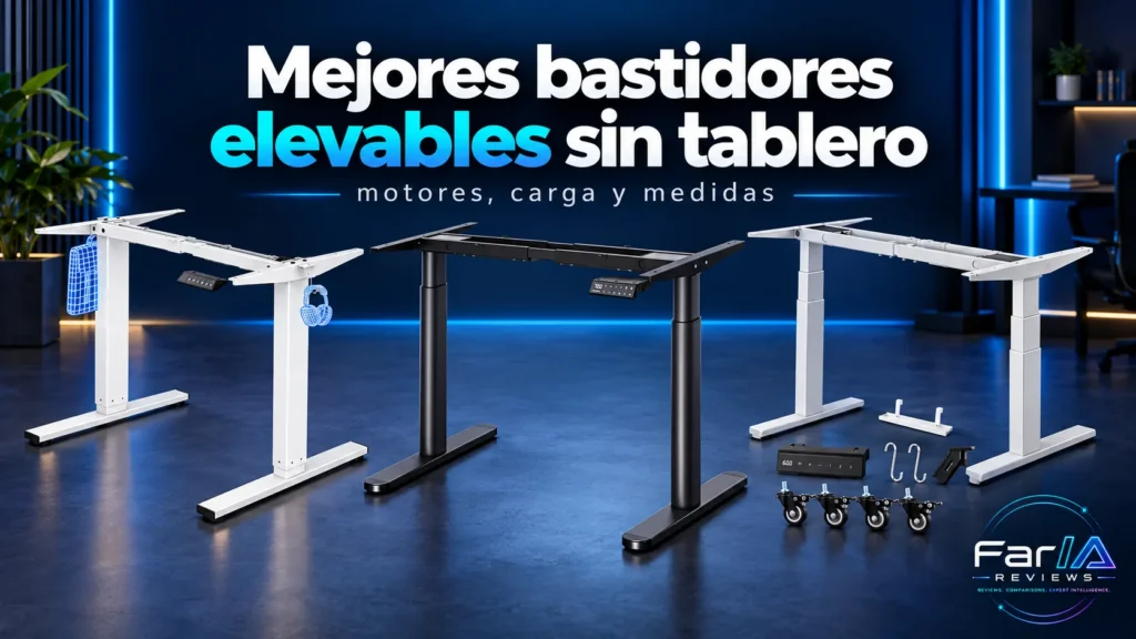 Mejores bastidores para escritorio elevable sin tablero: cuál comprar