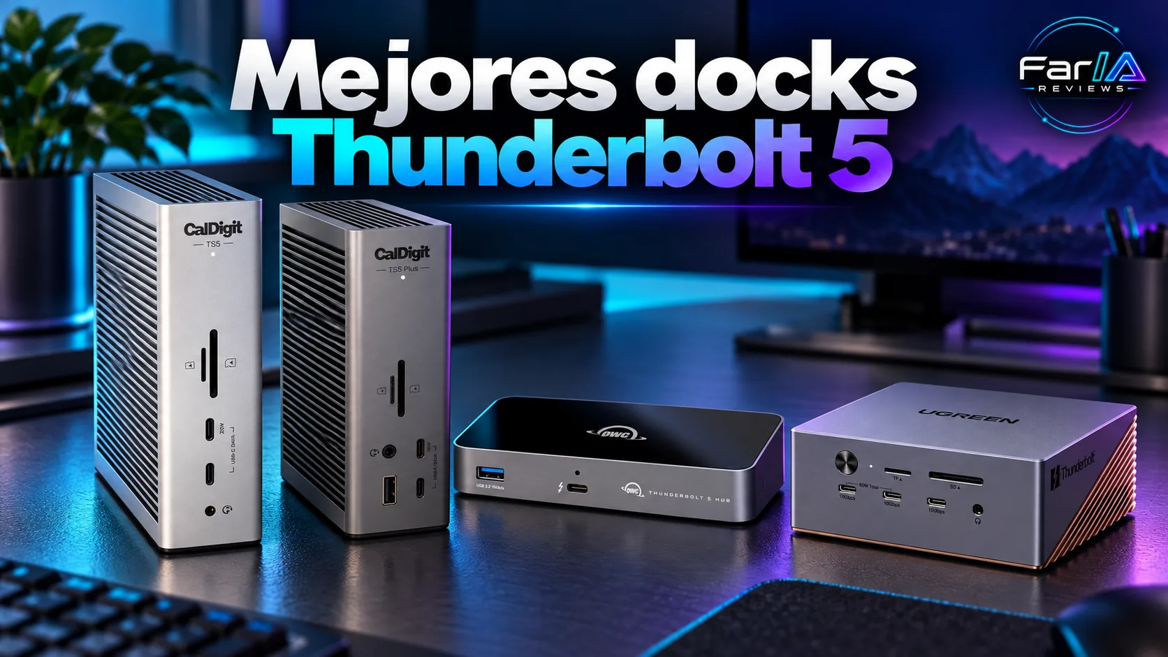 Mejores docks Thunderbolt 5: comparativa, precio y cuál comprar