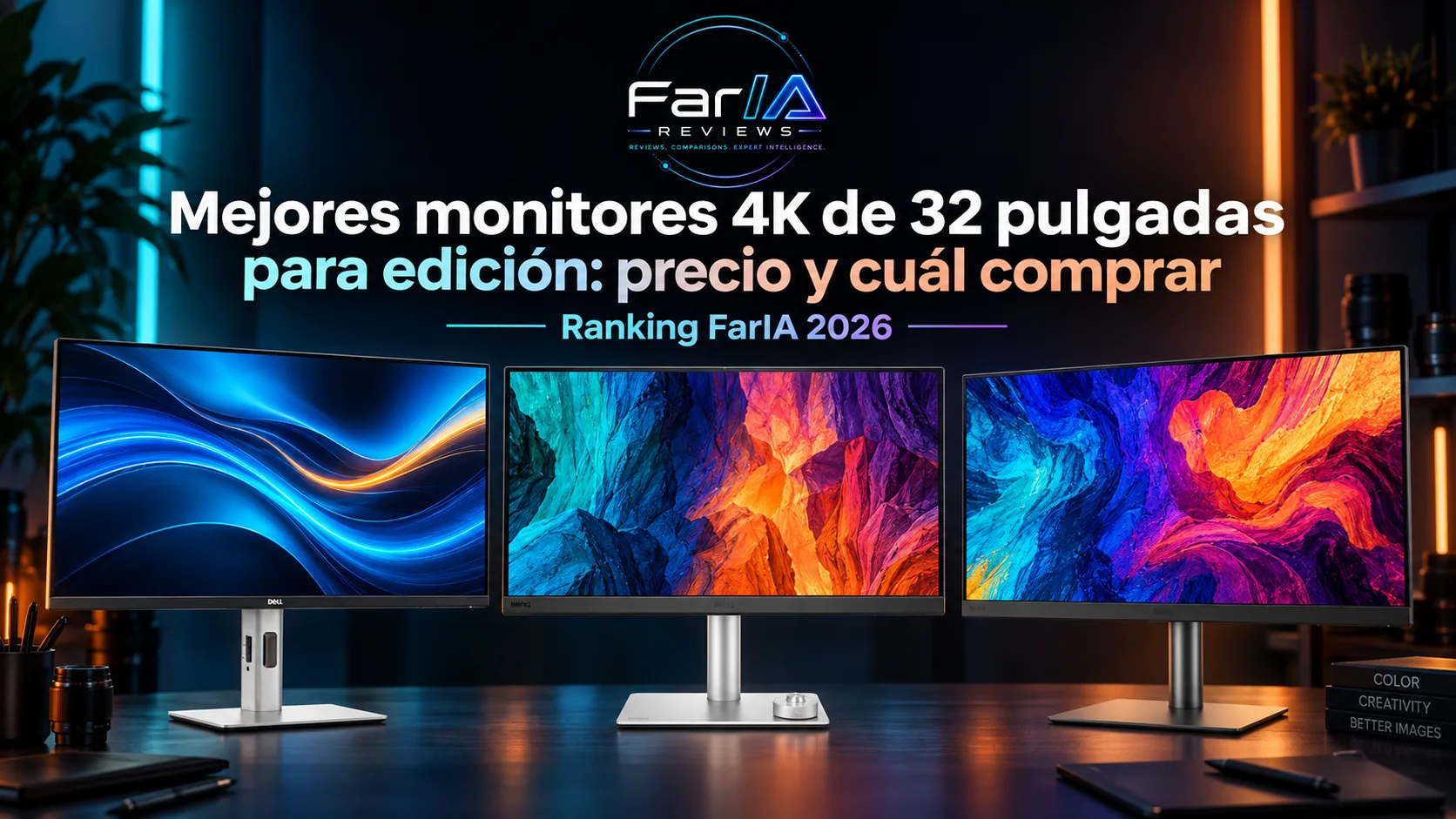 Mejores monitores 4K de 32 pulgadas para edición: precio y cuál comprar