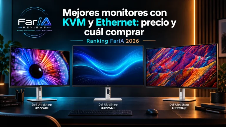 Mejores monitores con KVM y Ethernet: precio y cuál comprar