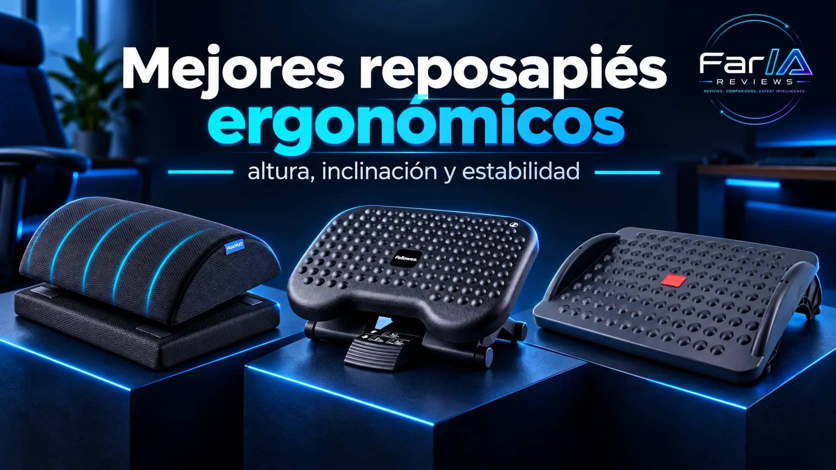 Mejores reposapiés ergonómicos para escritorio: precio y cuál comprar