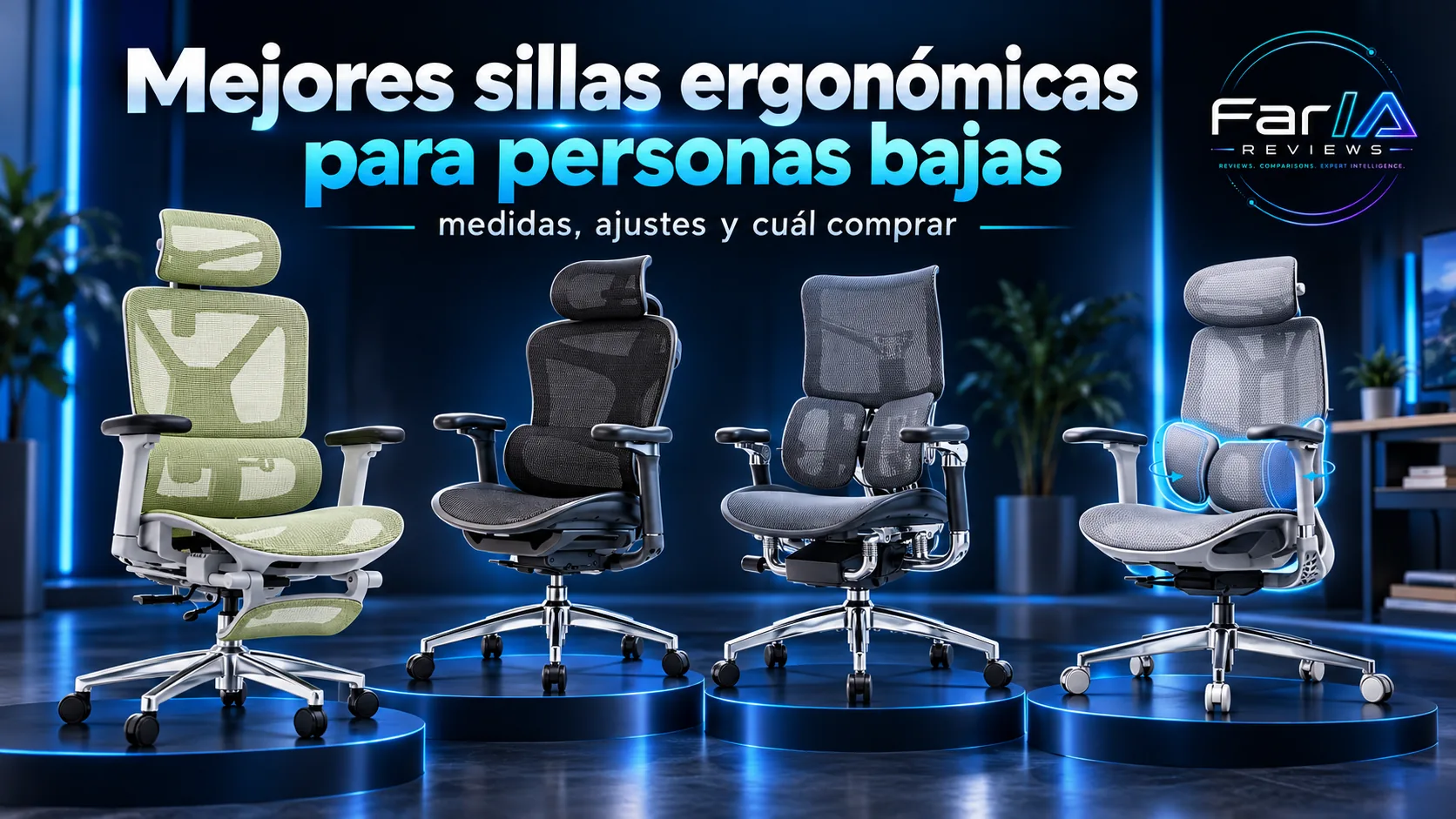 Mejores sillas ergonómicas para personas bajas: medidas y cuál comprar