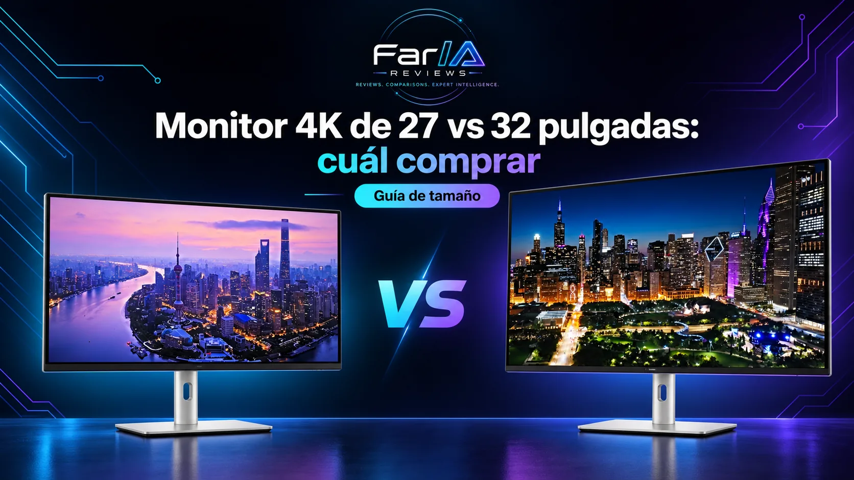 Monitor 4K de 27 vs 32 pulgadas: diferencias, precio y cuál comprar