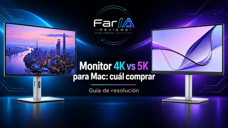 Monitor 4K vs 5K para Mac: diferencias, precio y cuál comprar