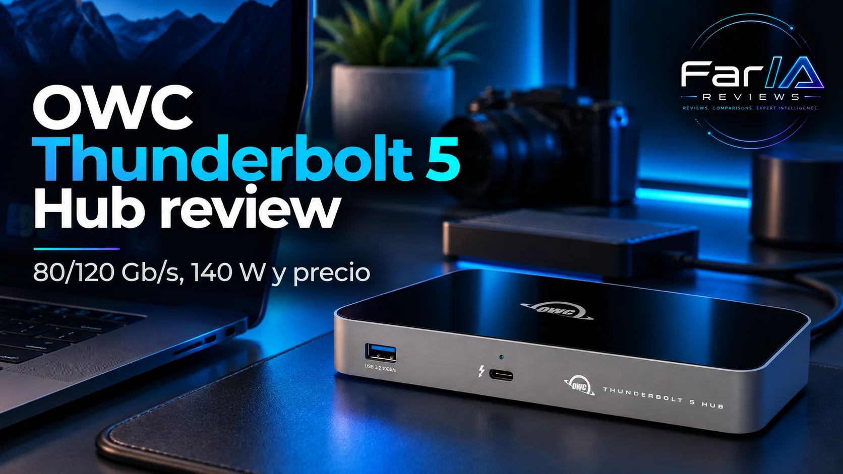 OWC Thunderbolt 5 Hub review: precio, 120 Gb/s y dónde comprar