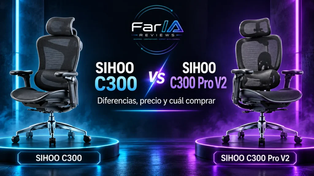 SIHOO C300 vs C300 Pro V2: diferencias, precio y cuál comprar