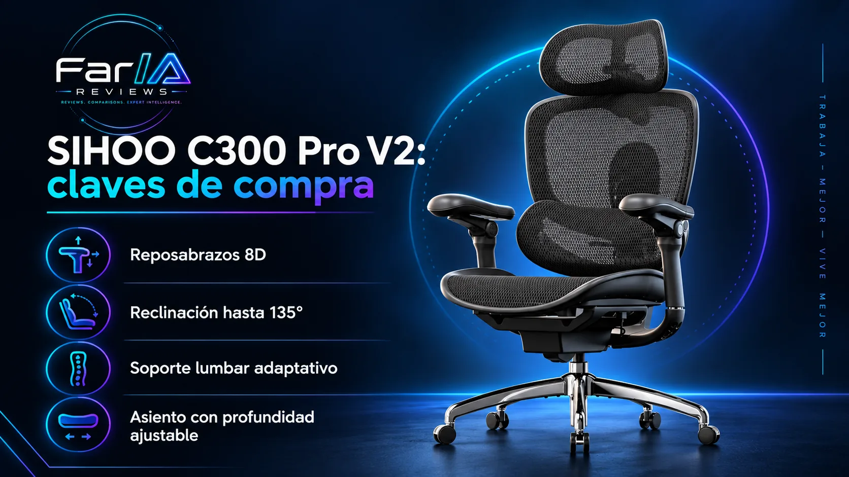 SIHOO Doro C300 Pro V2 review: precio, ajustes y dónde comprar: infografía Image 2.0 con especificaciones y claves de compra