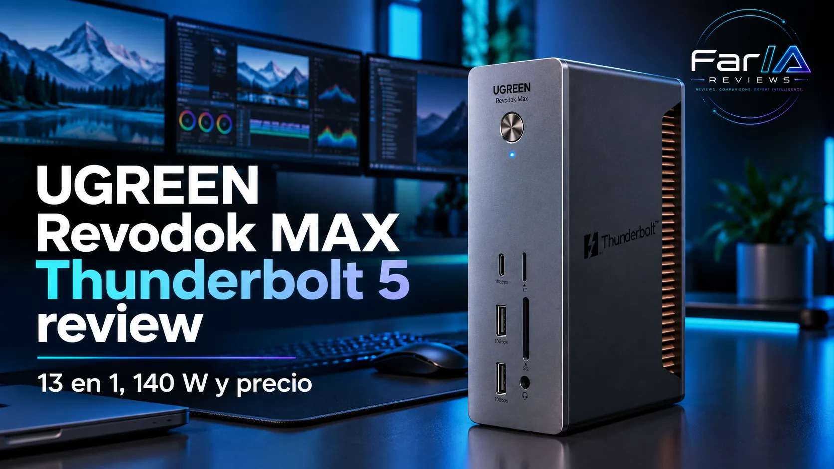UGREEN Revodok MAX Thunderbolt 5 review: 13 en 1 y precio