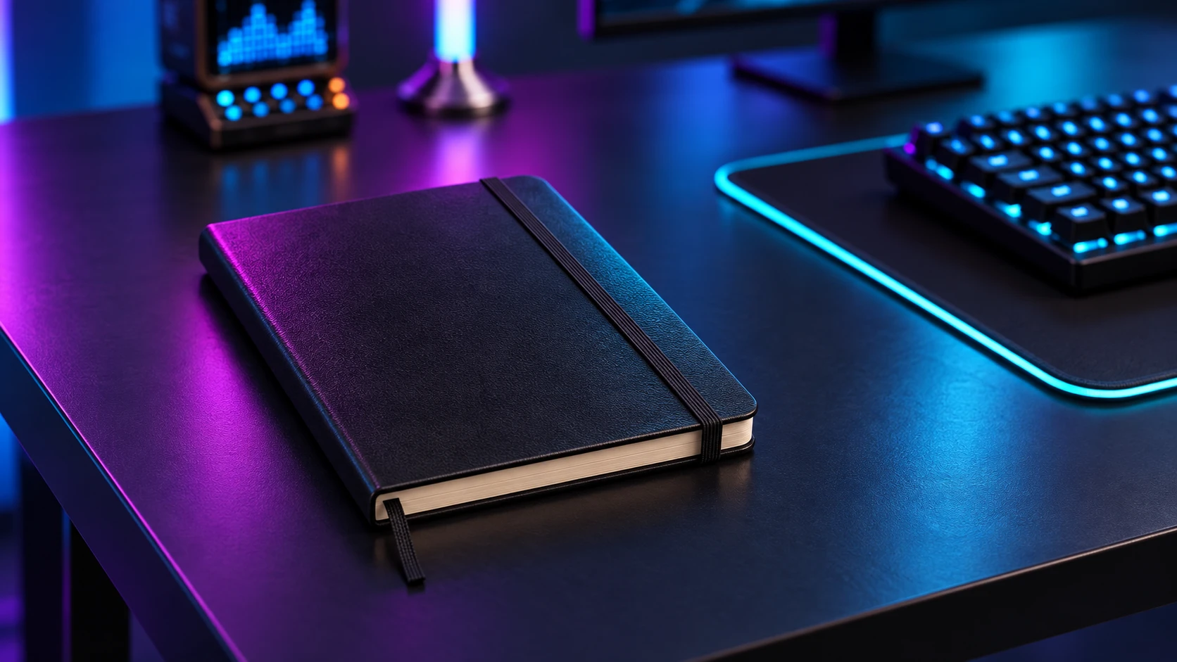 Moleskine Classic Large en el setup