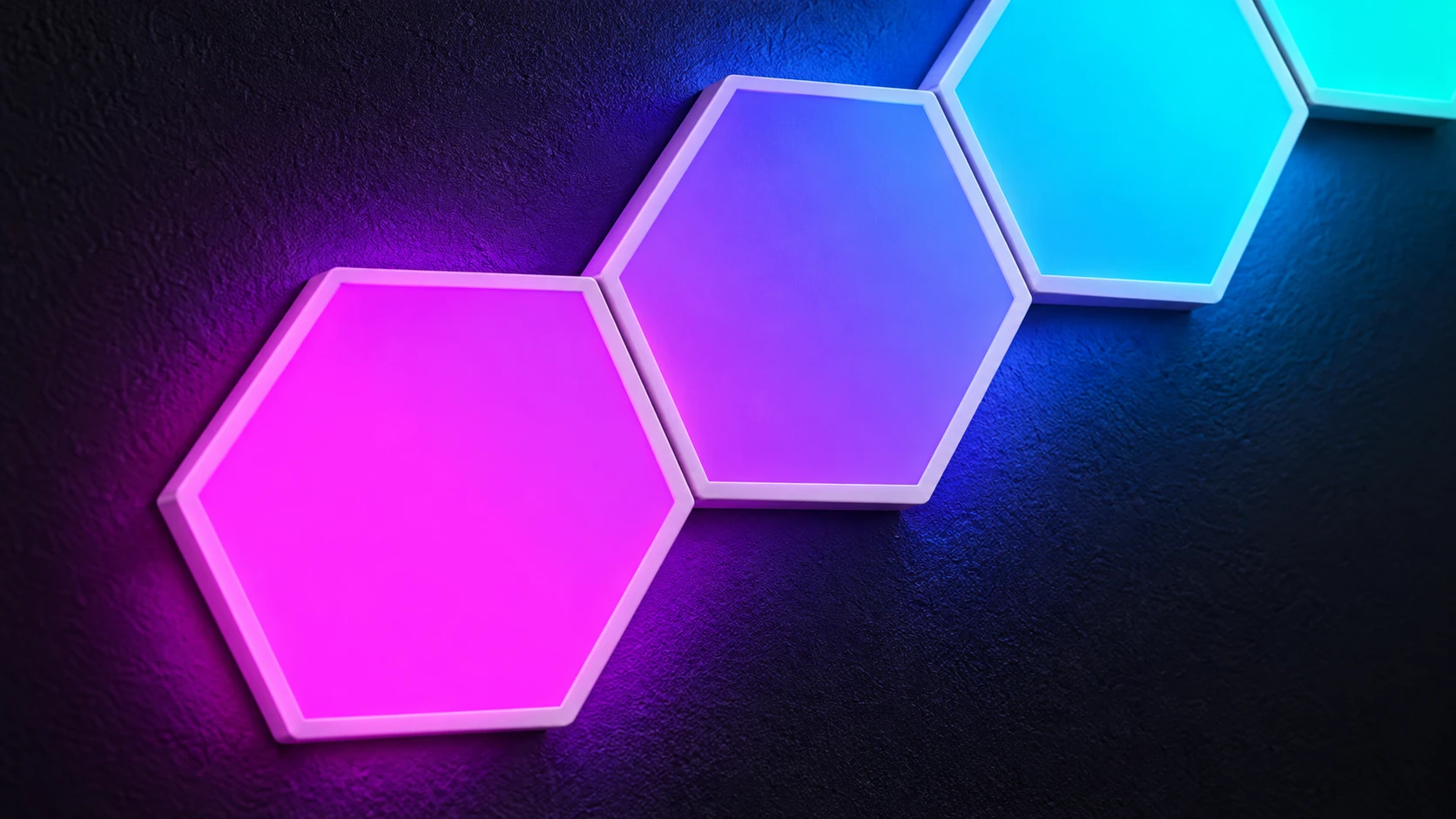 Govee Glide Hexa en el setup