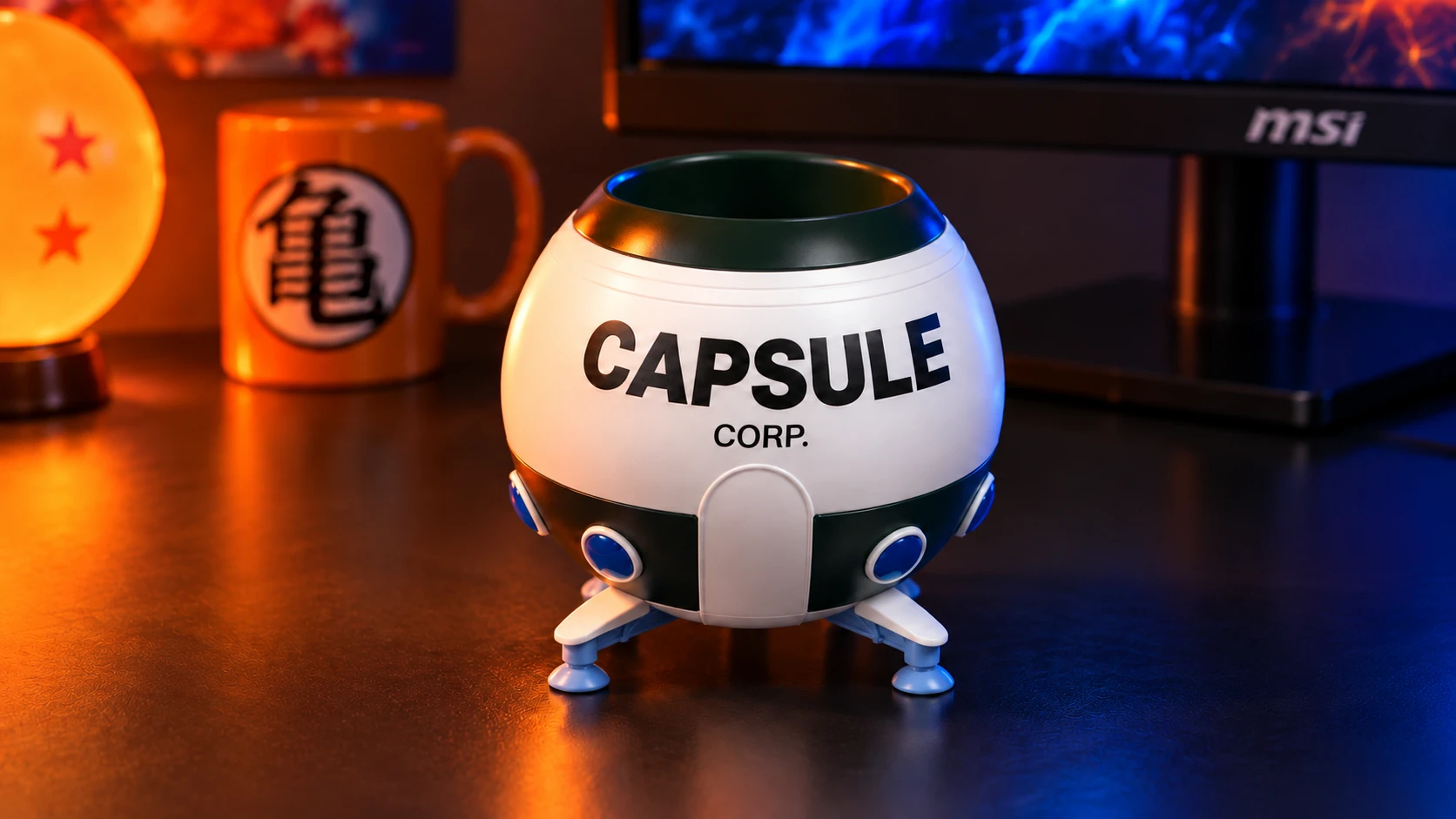 Grupo Erik · Capsule Corp en el setup