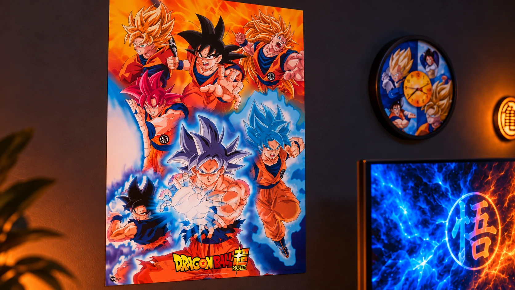 GB Eye · Goku’s transformations en el setup