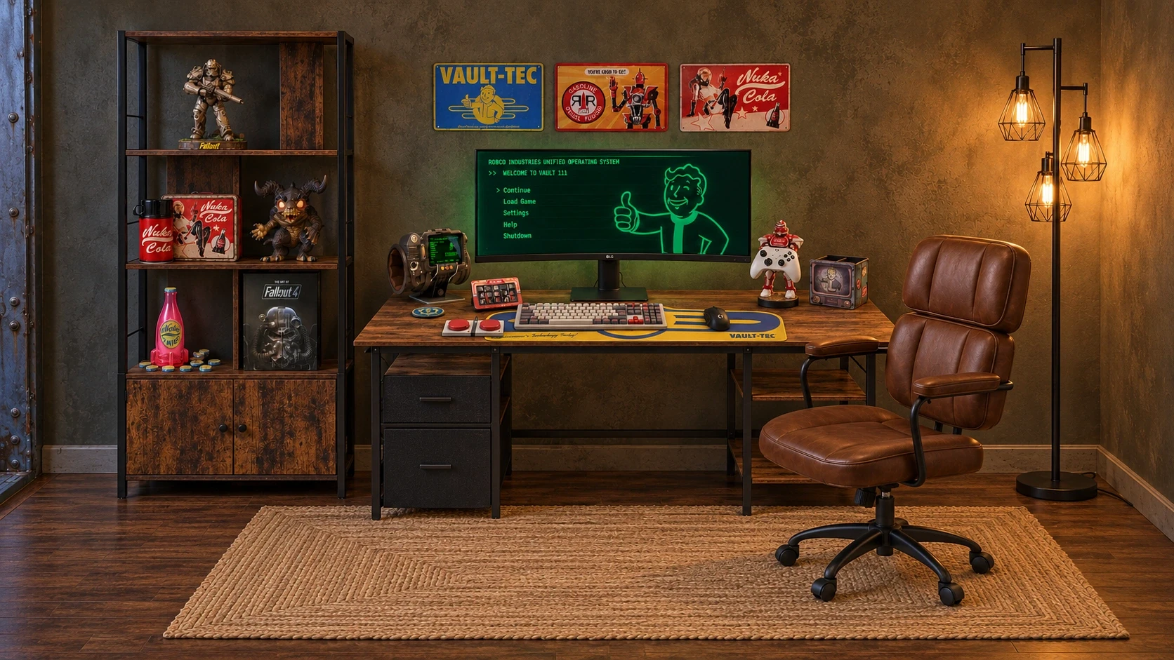 Setup Fallout · NUKA-COLA VAULT ROOM