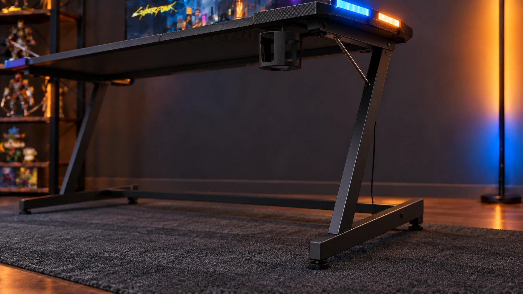VASAGLE · Escritorio LED en el setup