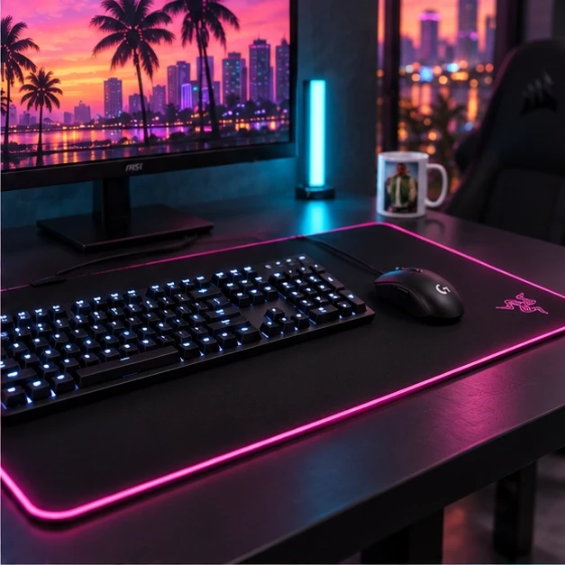 Razer Goliathus Extended Chroma en el setup