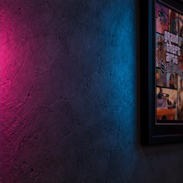 Pared · negro satinado en el setup