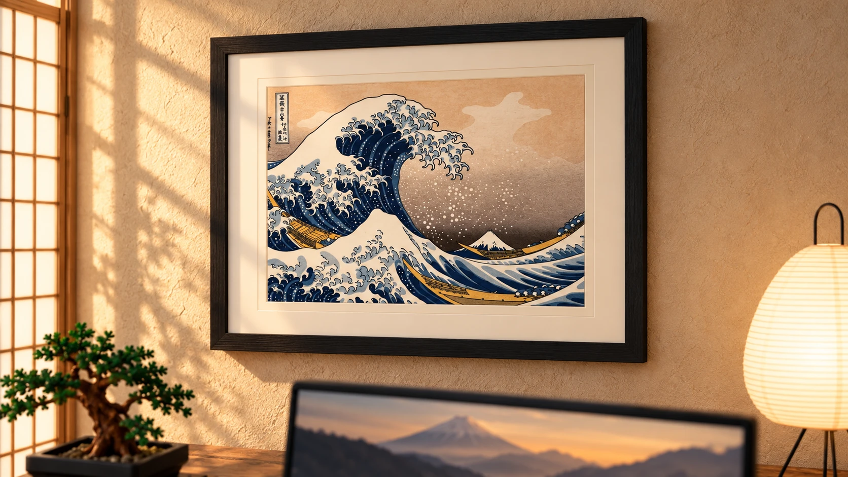 1art1 · La Gran Ola de Kanagawa en el setup