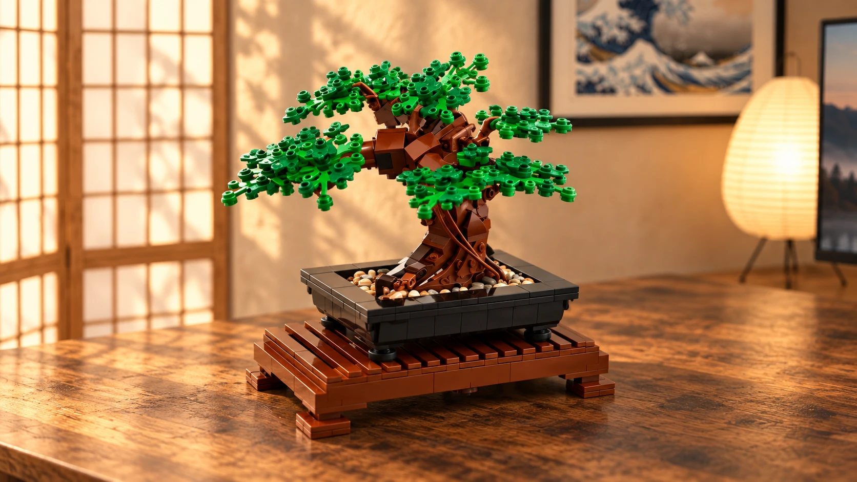 LEGO Bonsái 10281 en el setup