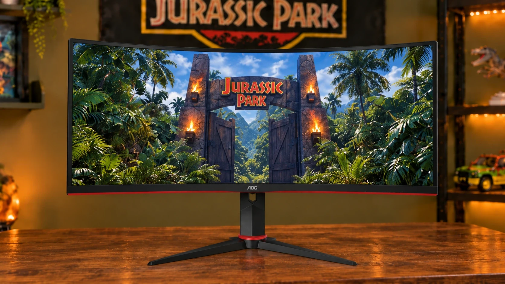AOC · CU34G2XP en el setup