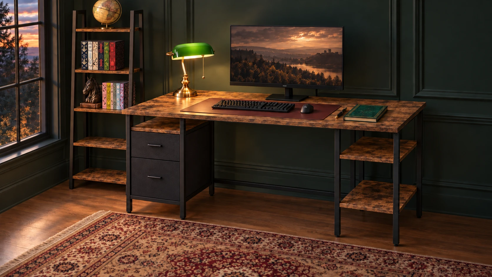 VASAGLE · Escritorio BARNET en el setup