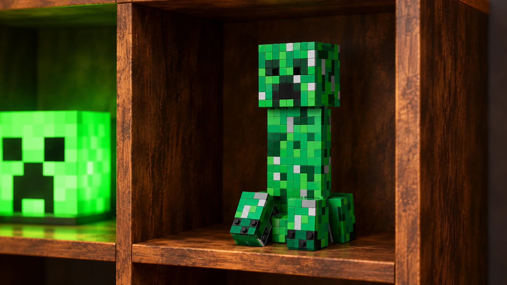 LEGO Minecraft · El Creeper en el setup