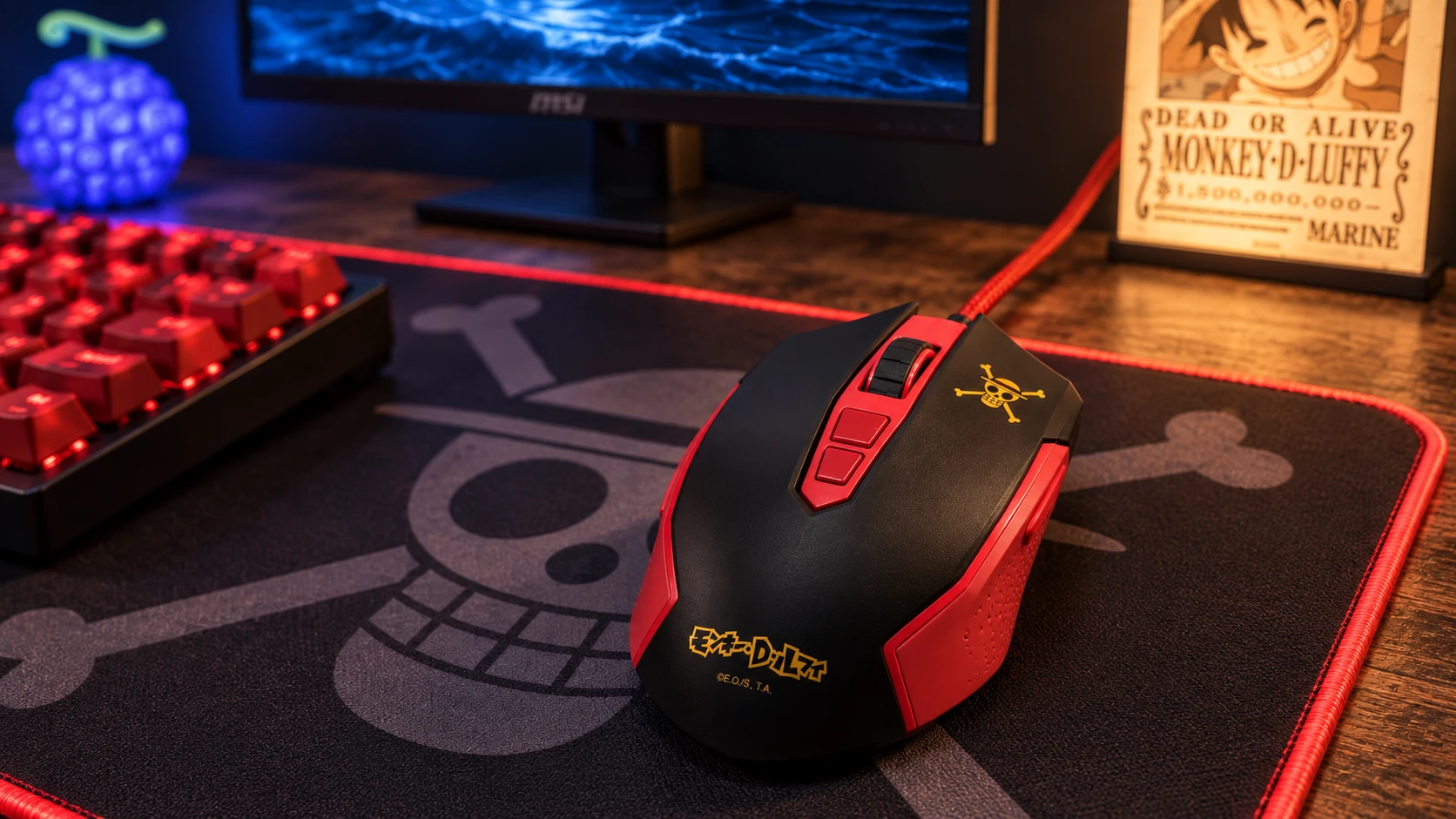 FR-TEC · One Piece Luffy en el setup