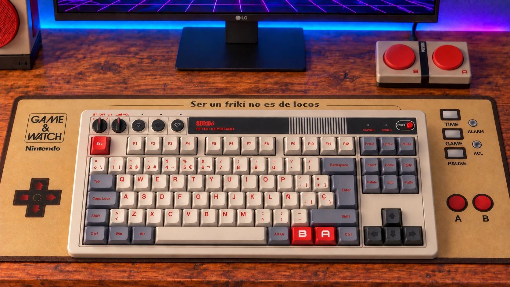 8BitDo · Retro Mechanical Keyboard en el setup