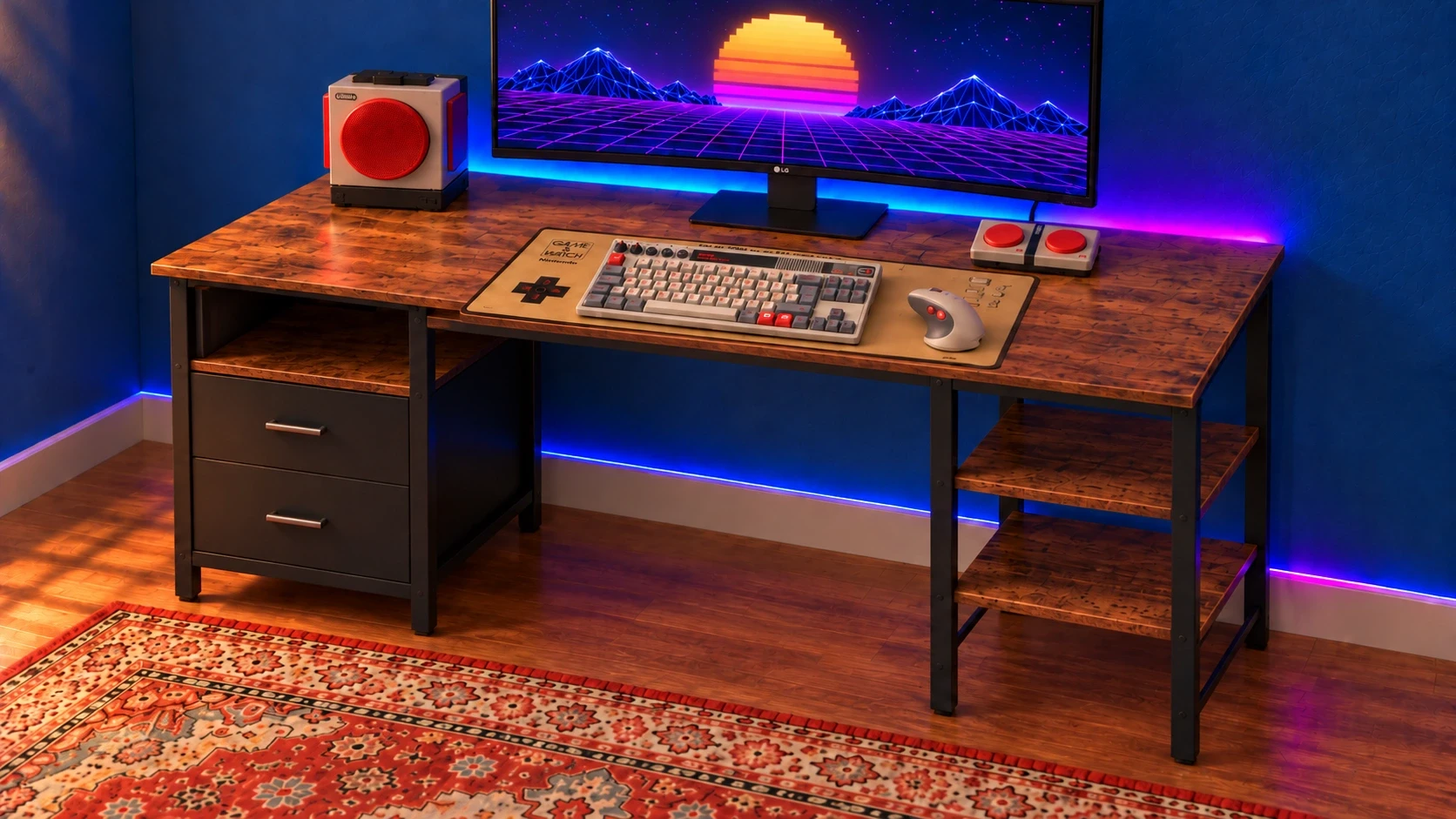 VASAGLE · Escritorio BARNET en el setup