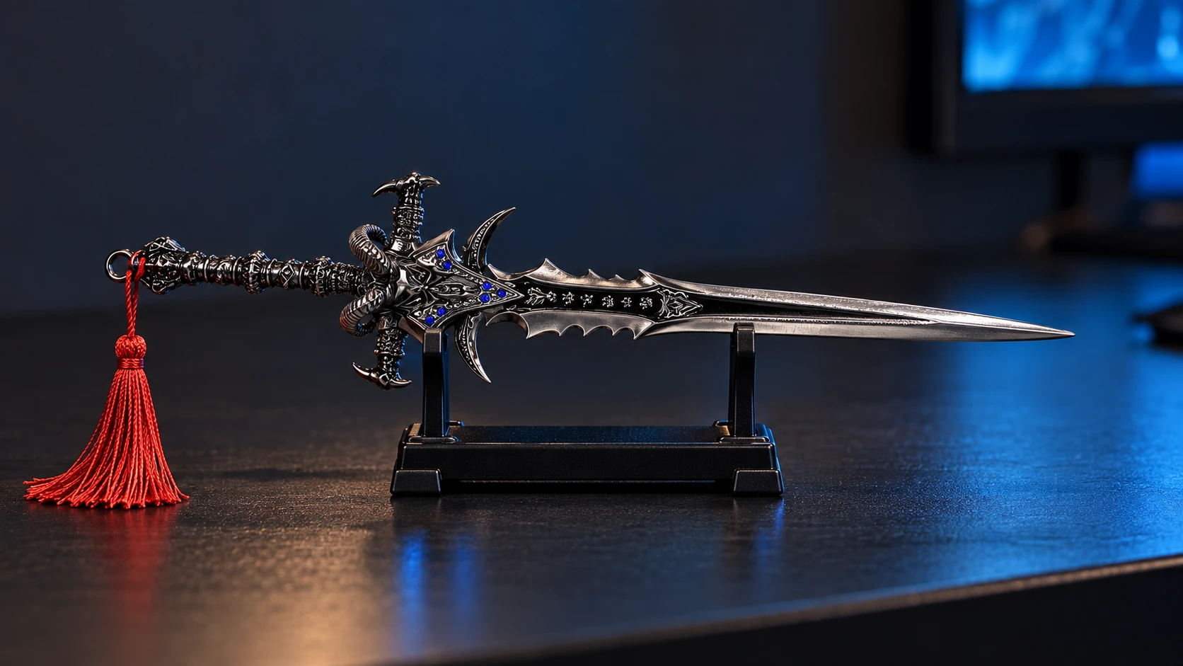 Frostmourne · Abrecartas con soporte en el setup