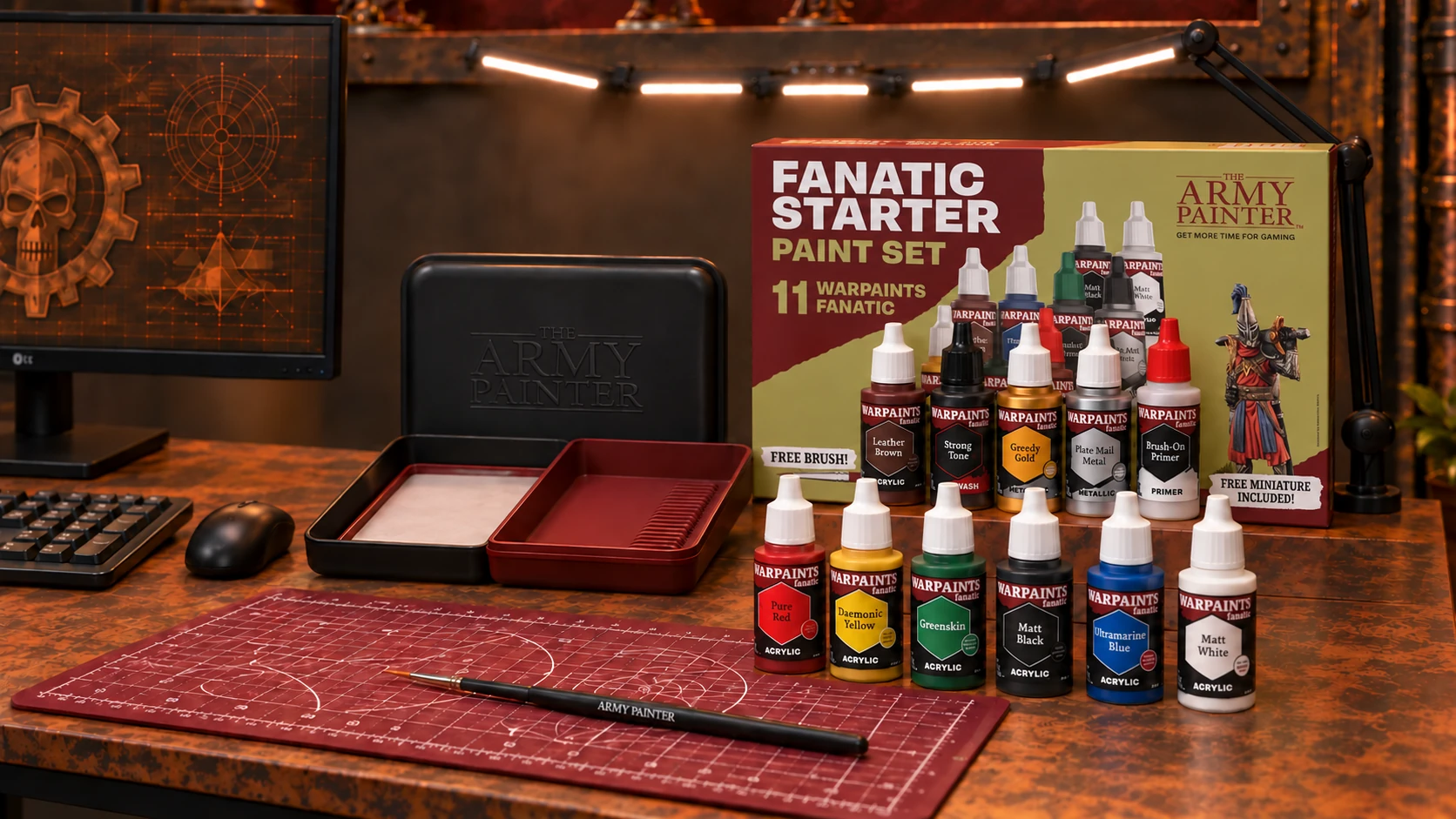 Warpaints Fanatic Starter Set recreado dentro de Forja de Marte