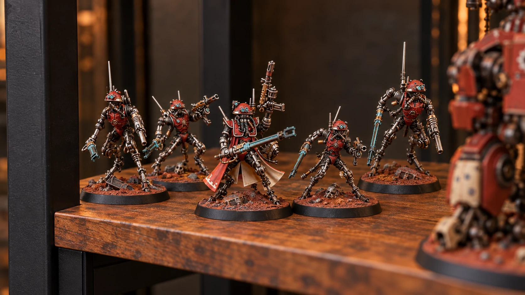 Sicarian Infiltrators recreado dentro de Forja de Marte