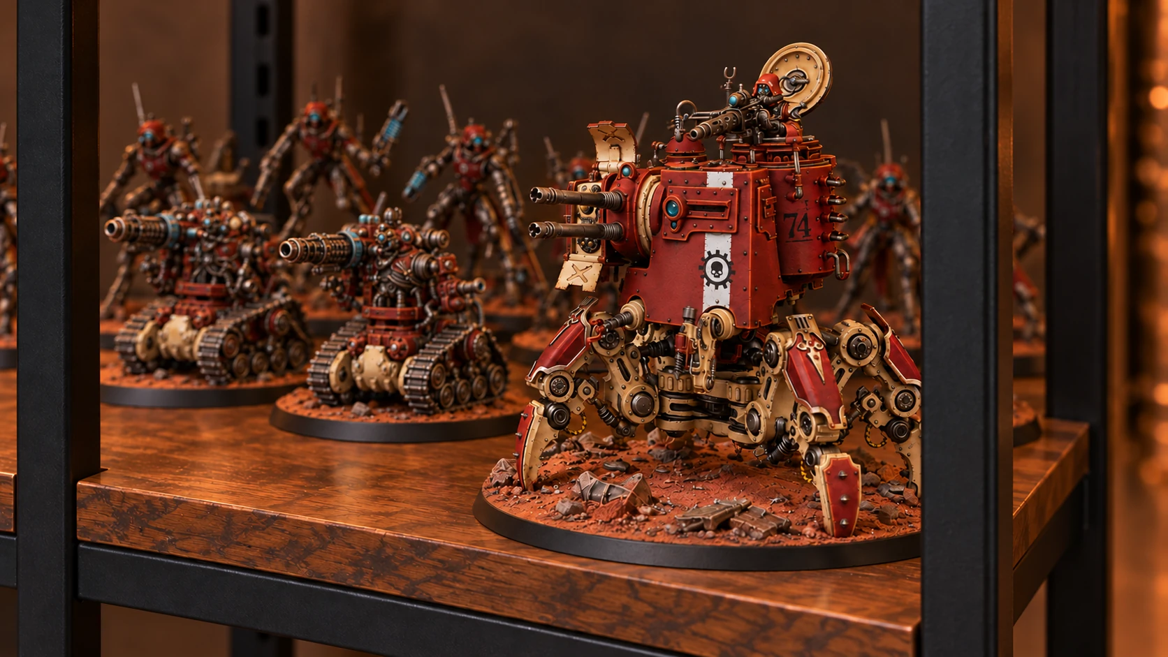 Onager Dunecrawler recreado dentro de Forja de Marte